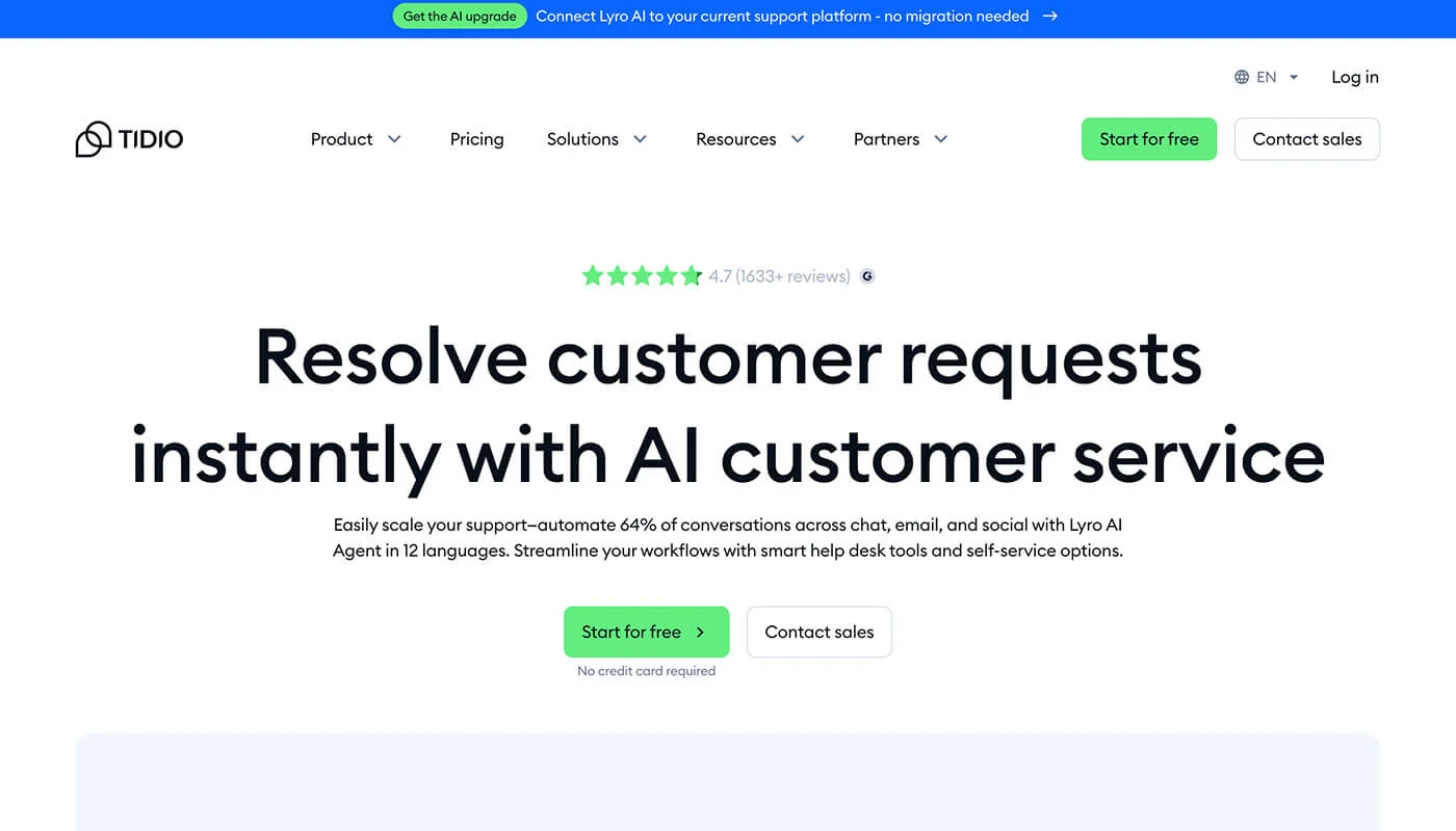 Tidio 在线聊天插件