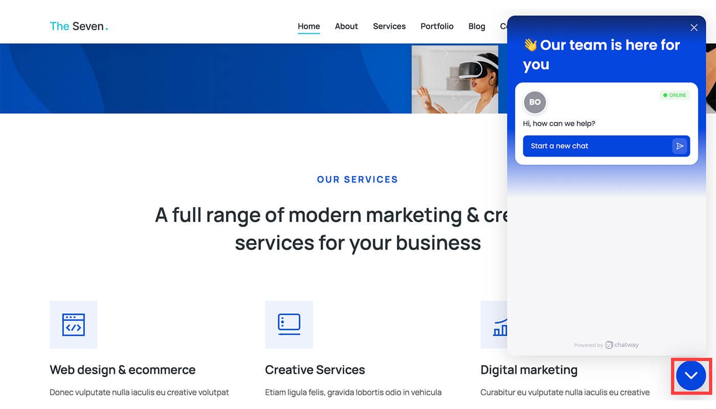 Chatway 案例展示图