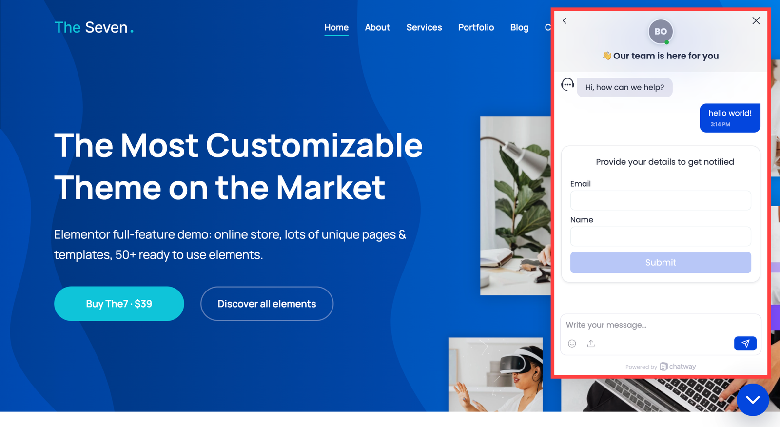 Chatway 插件设置一