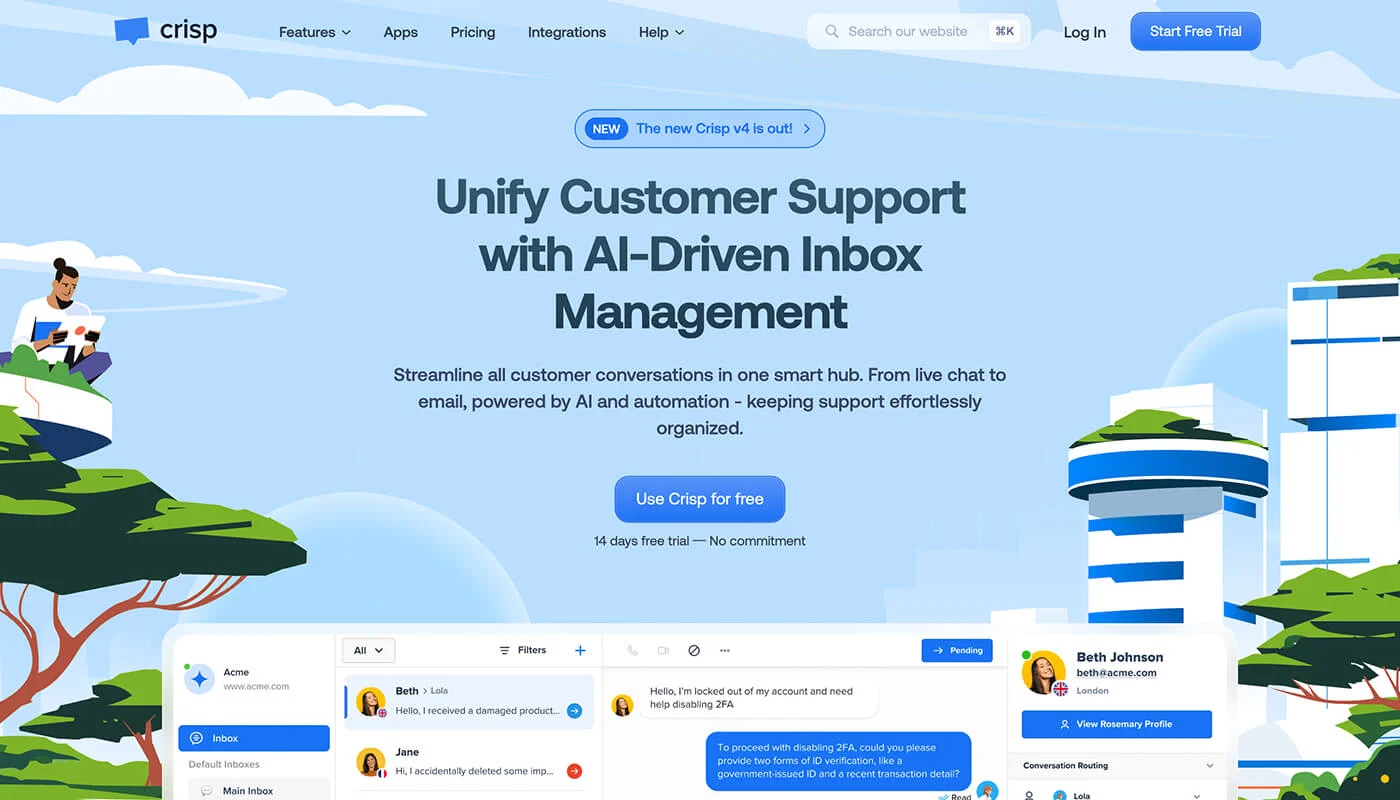 Crisp 在线聊天插件