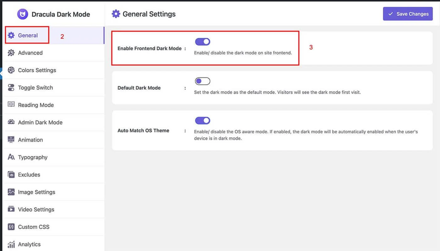 Dracula Dark Mode 插件教程二