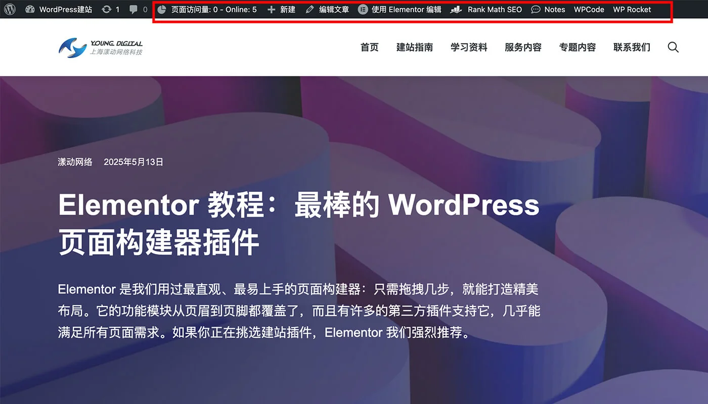 Elementor 插件教程十四