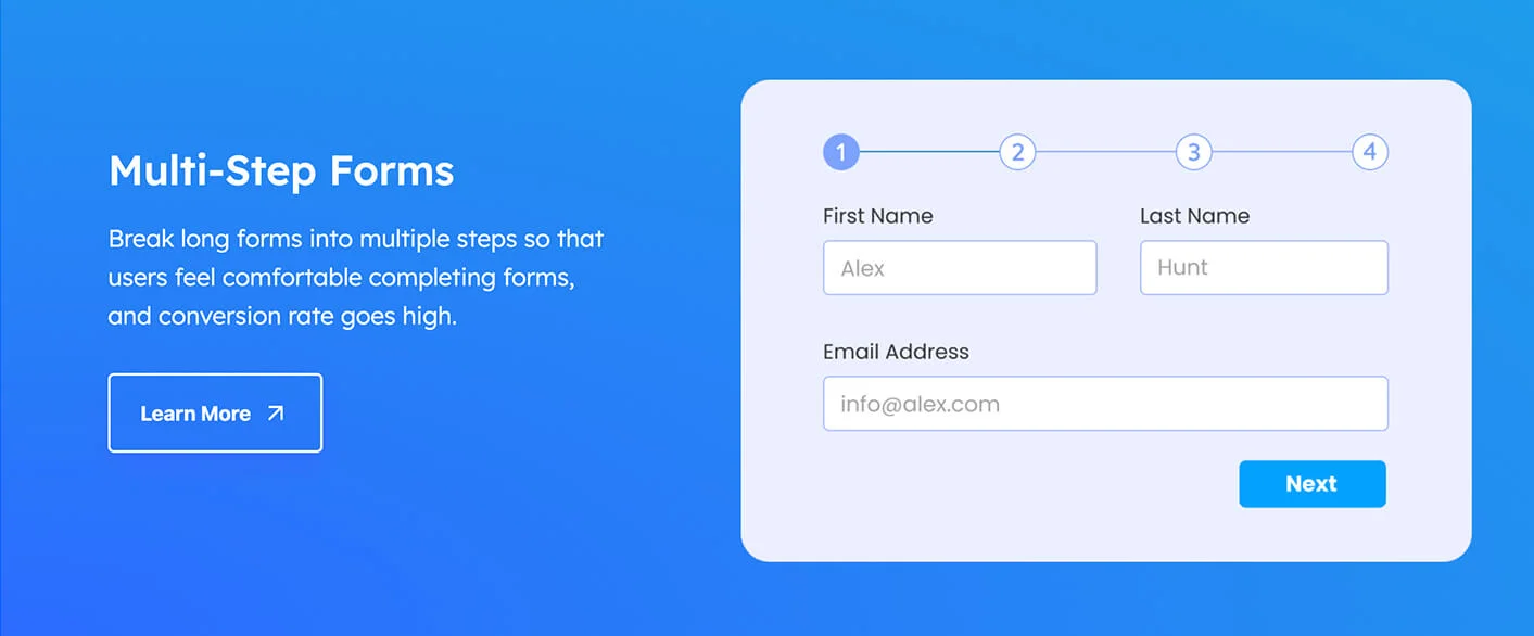 多步骤表格制作