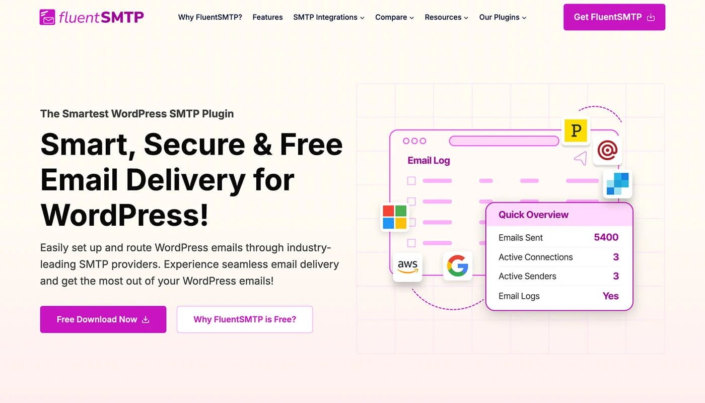 FluentSMTP 邮件收发插件