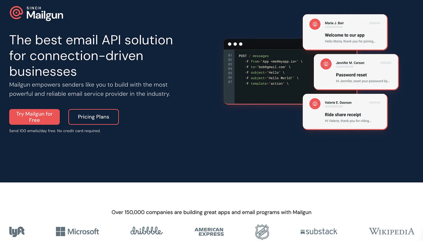 Mailgun 邮件收发插件