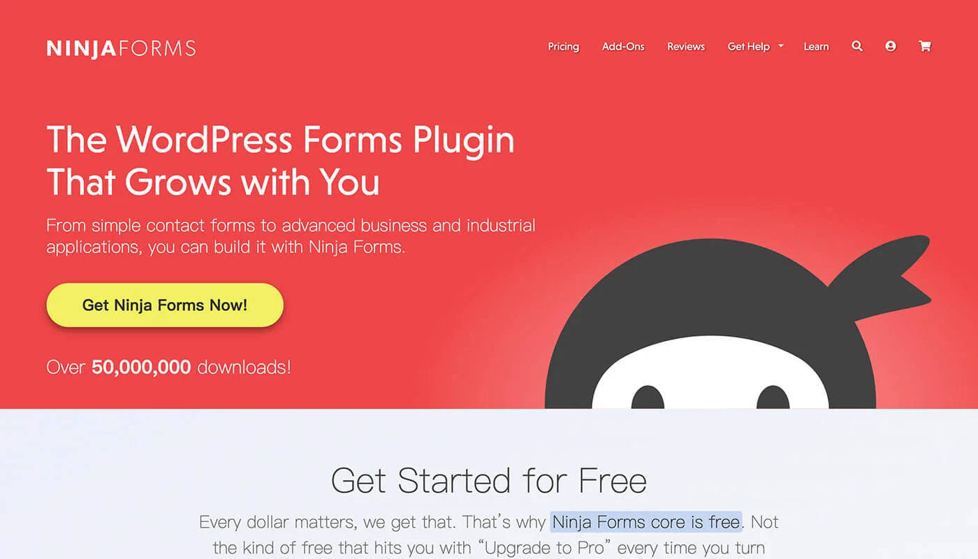 Ninja Forms 表单插件
