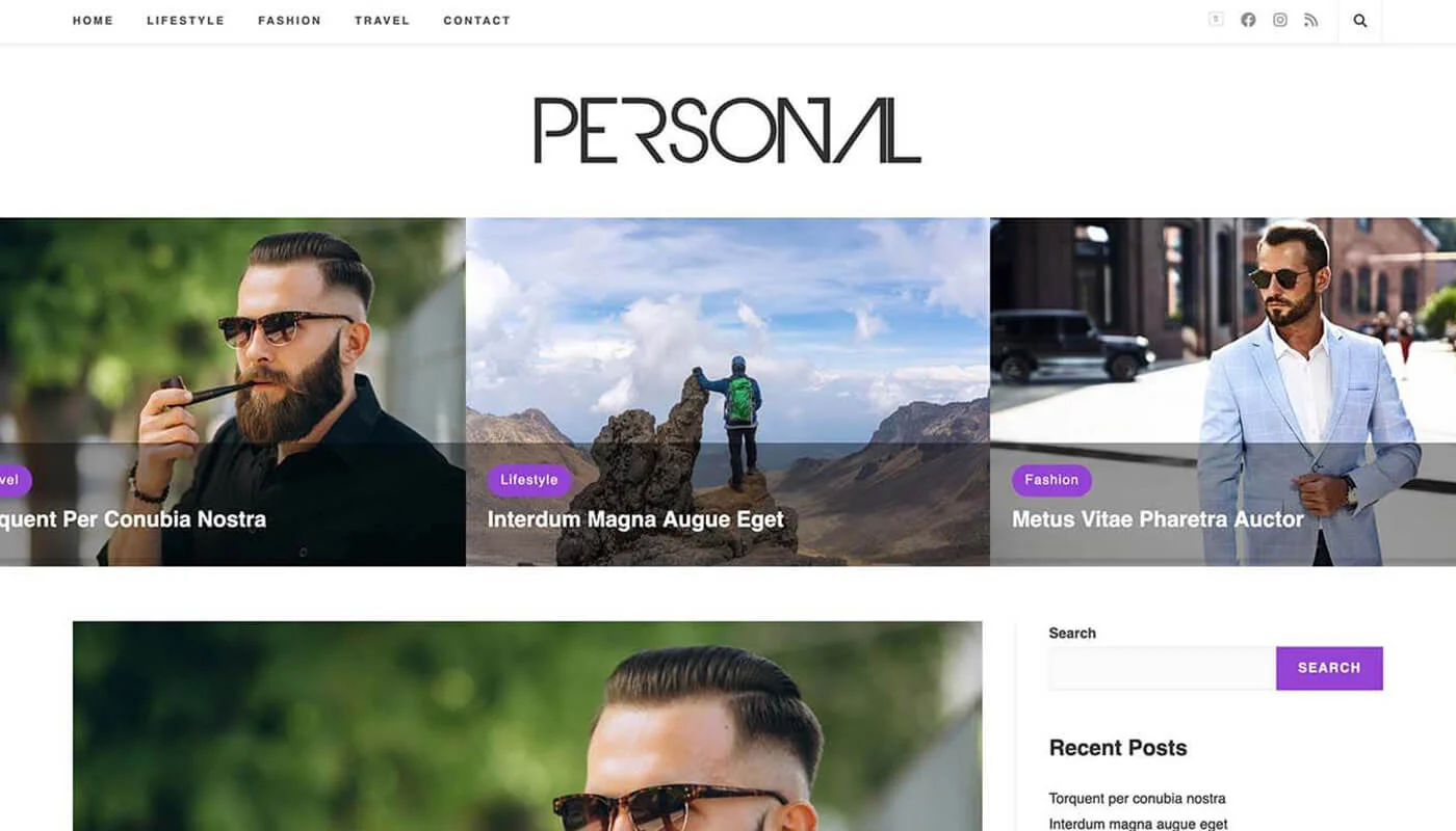 OceanWP 免费主题模版三