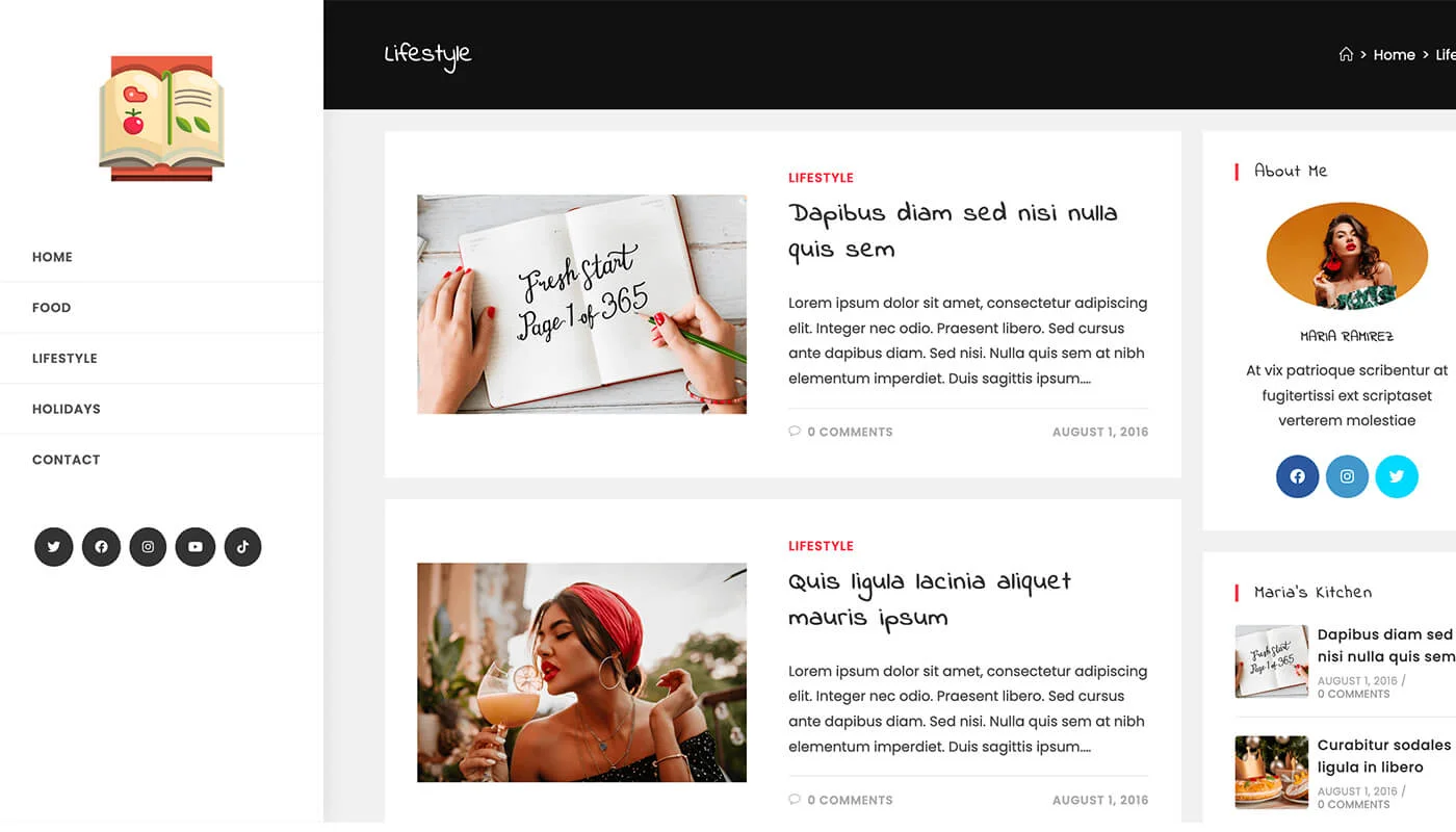 OceanWP 免费主题模版四