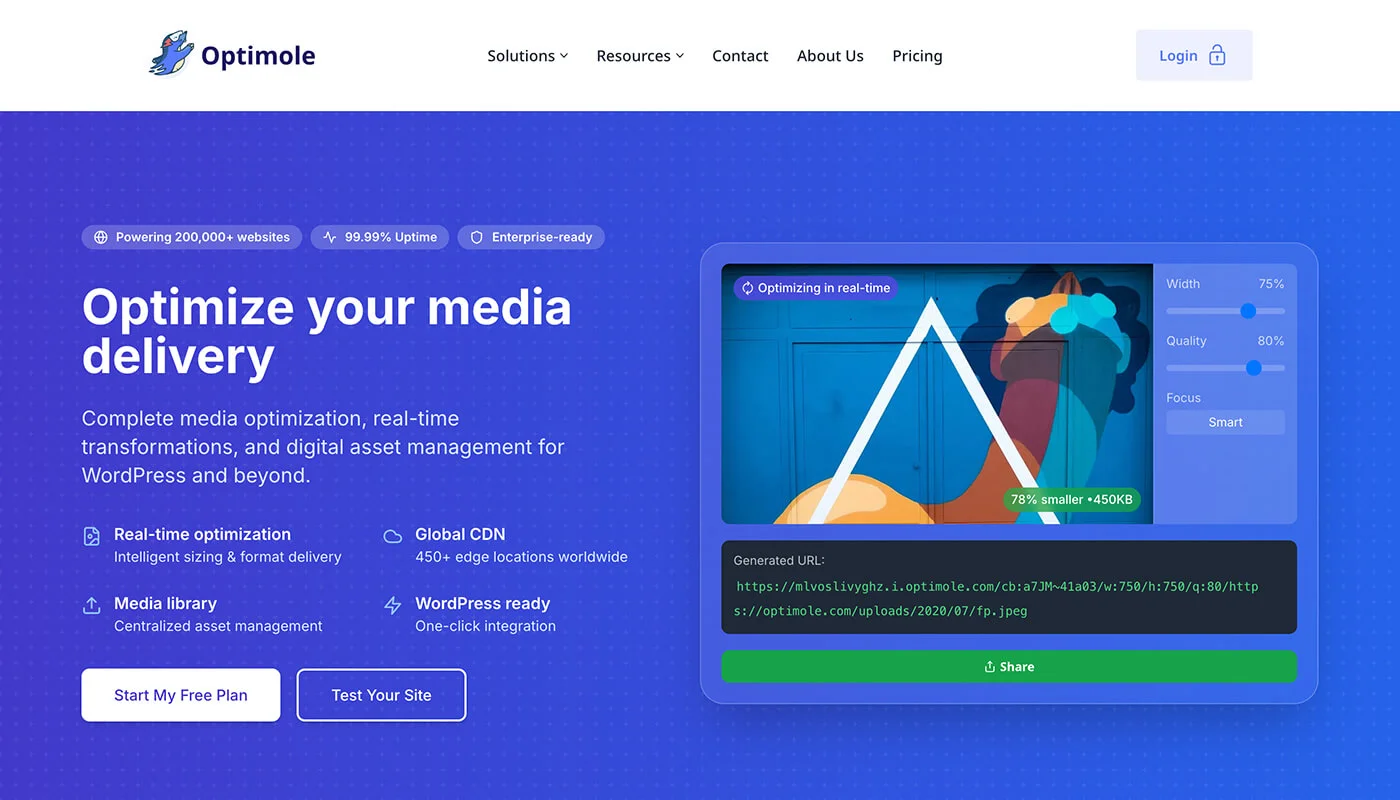 Optimole 图片插件