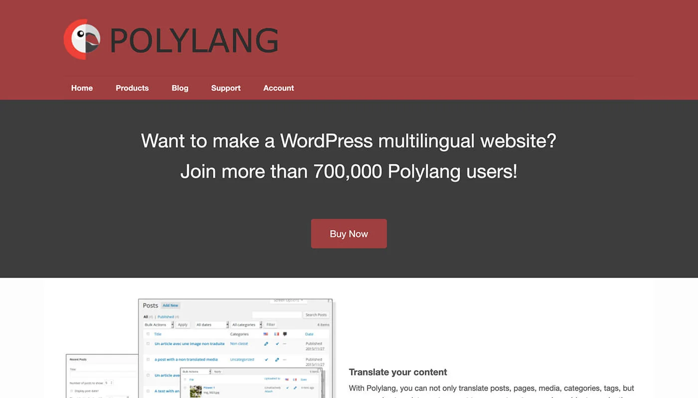 Polylang 多语言插件