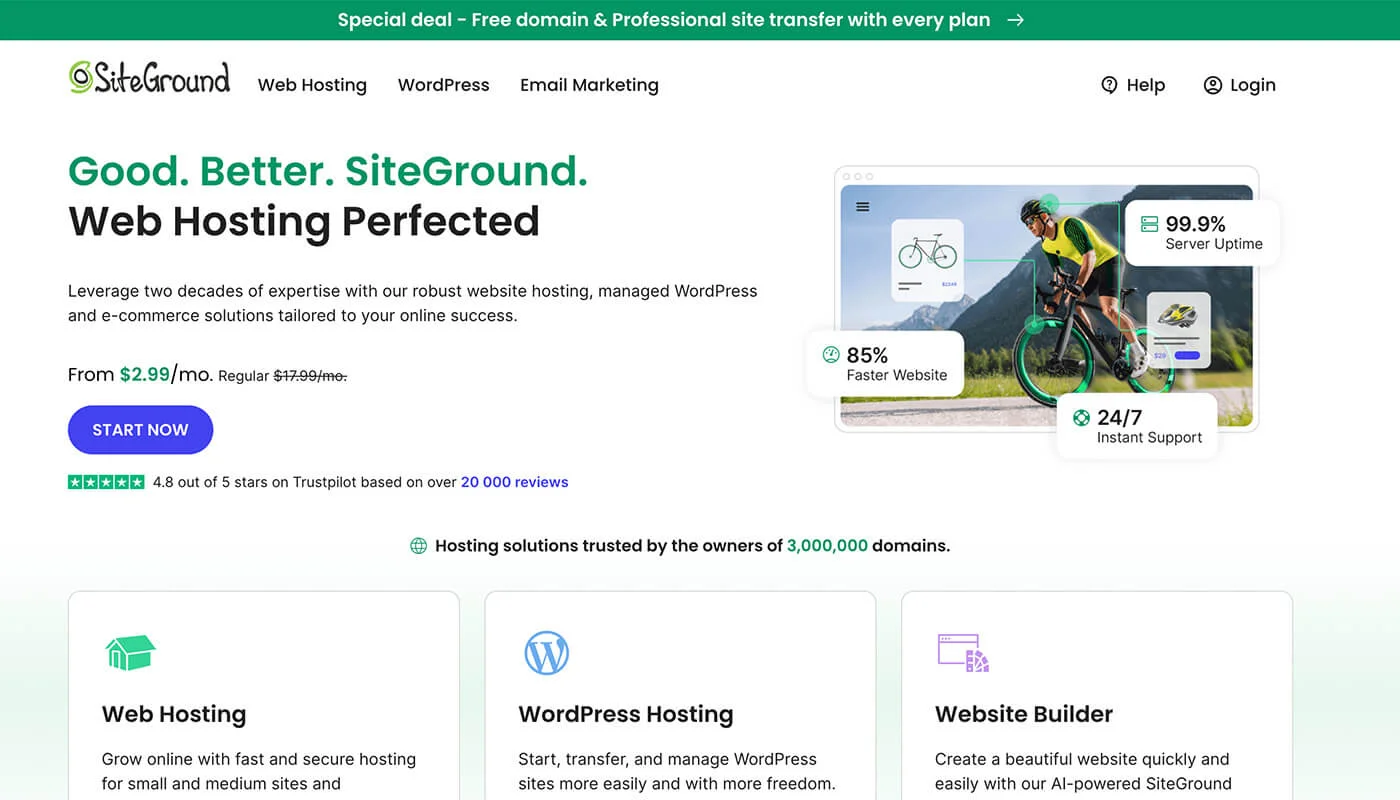 SiteGround 主机教程