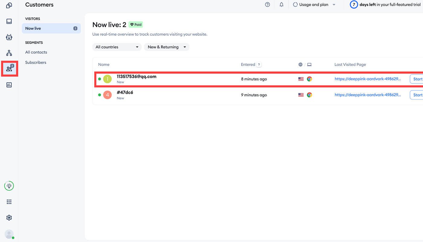 Tidio 使用教程二