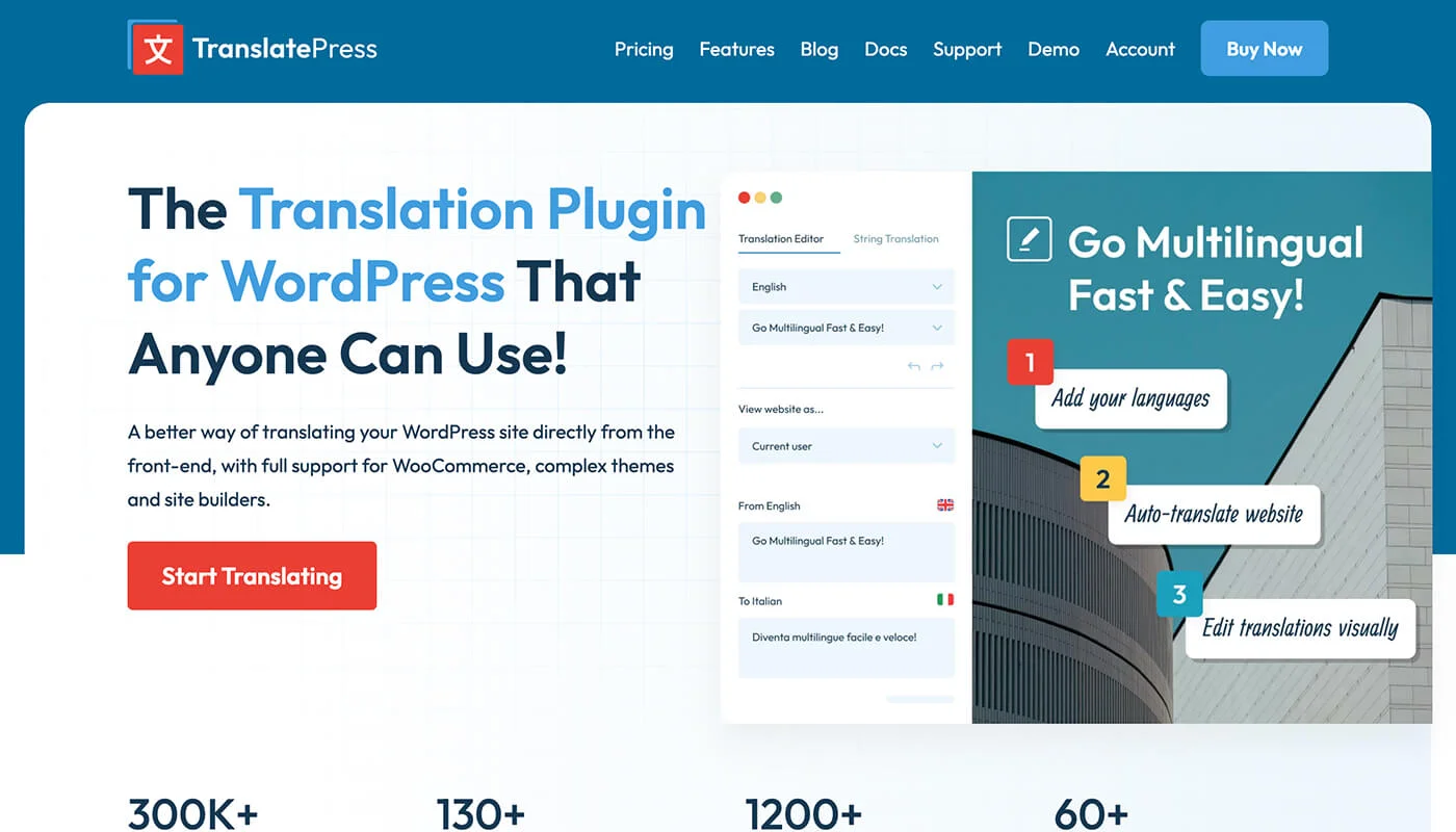 Translatepress 教程