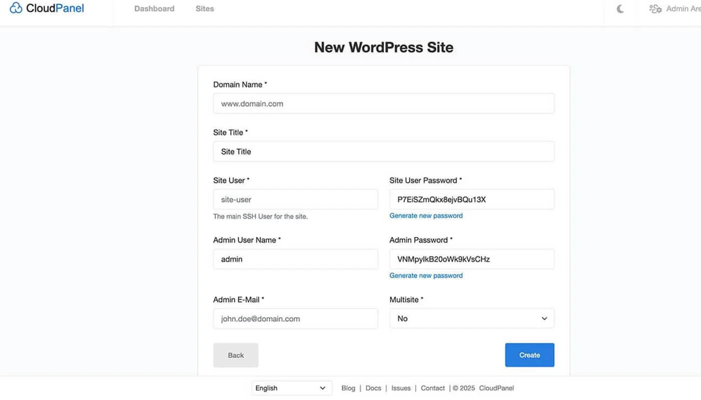 VPS 安装 WordPress 流程二