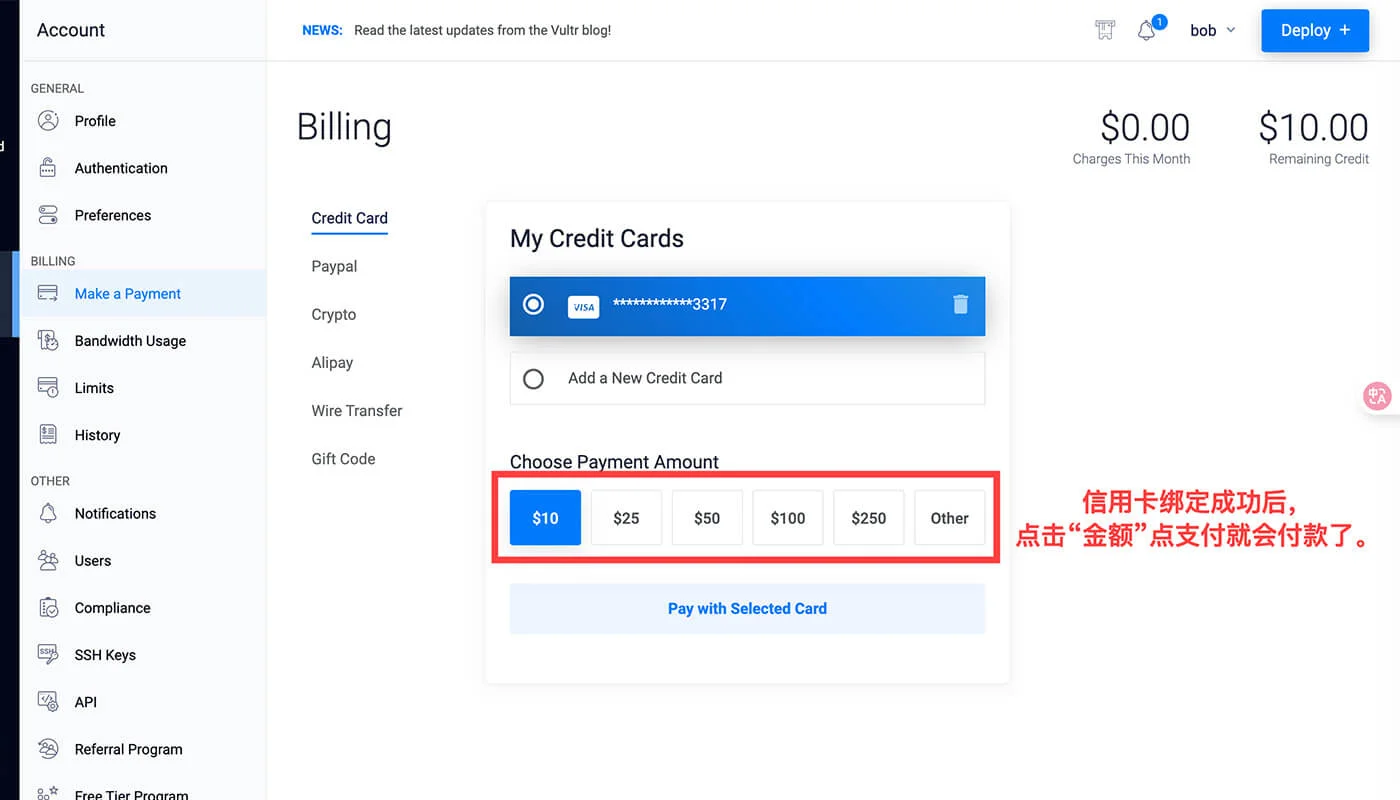 Vultr 主机部署流程七