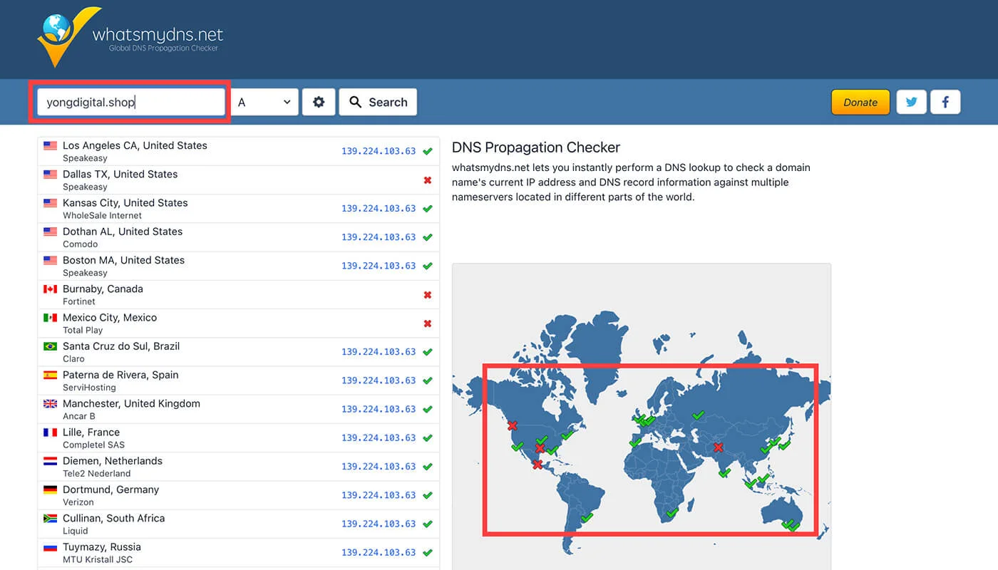 域名解析在线检测