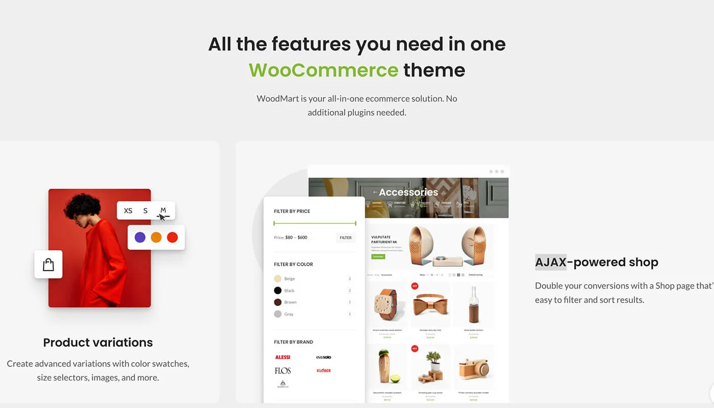 WoodMart 主题特色二