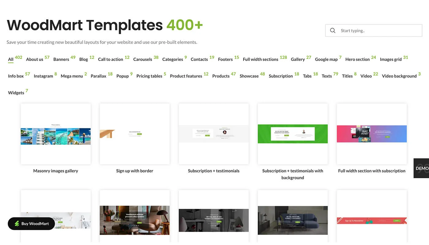 WoodMart 主题特色三