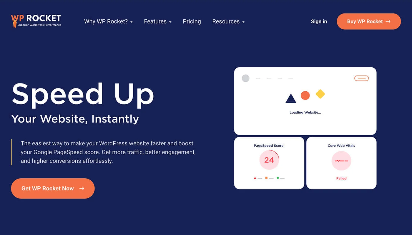 WP Rocket 缓存插件