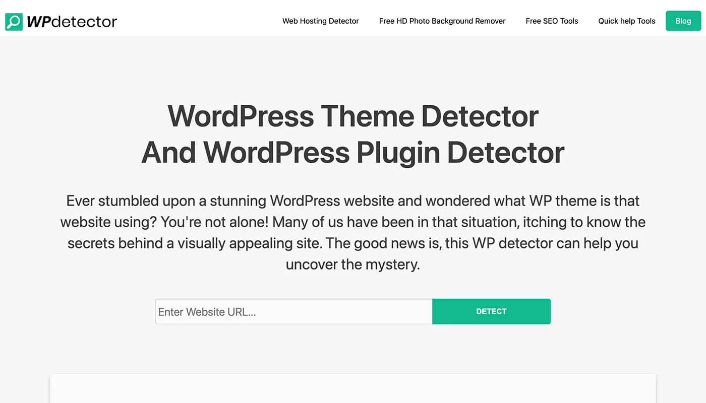 wpdetector 检测网站